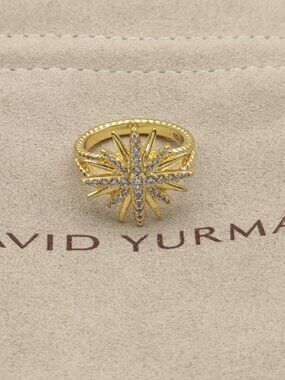 ✨ DAVID YURMAN STARBURST RING | 18K GOLD | SIZE 7 | LIKE NEW